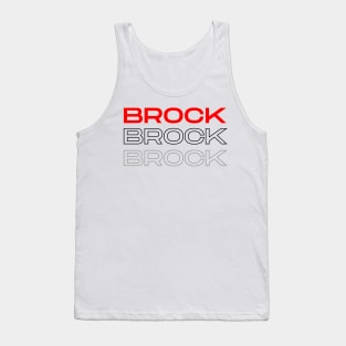 Brock Brock Brock Tank Top